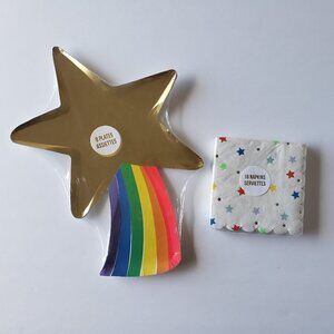 NWT - Meri Meri Paper Plates (8) & Napkins (16)